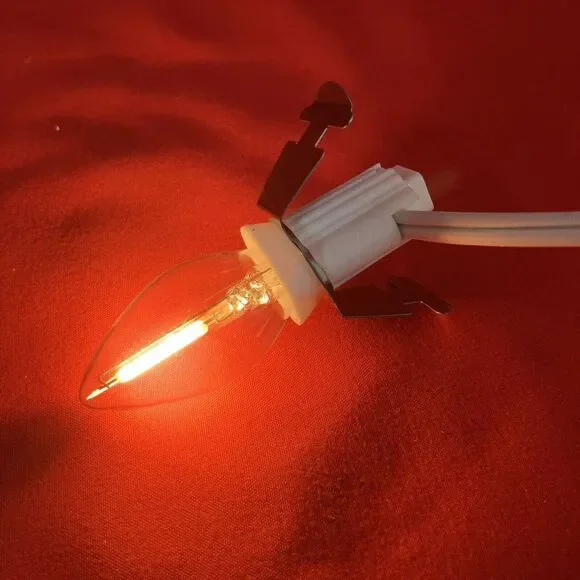 Gare Ceramic Silent Night Moon Scenic Christmas Winter‎ Snow Church  W/ Light #3 - Picture 13 of 16